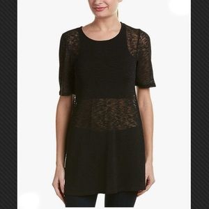 BCBGeneration Black Tunic Overlay XS